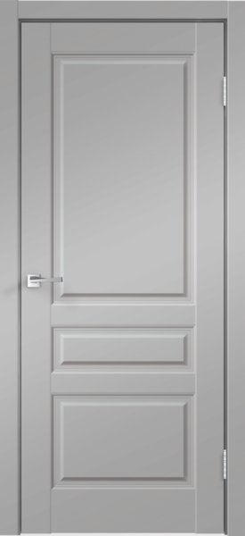 Дверь VILLA 3P эмалит белый, серый