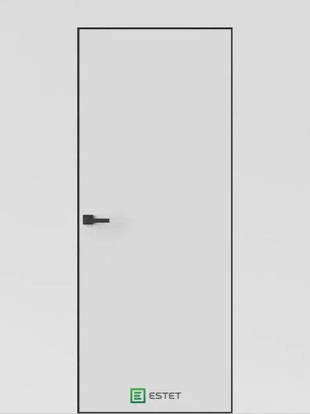 Скрытая дверь IFL9 Грунт, Кромка черная